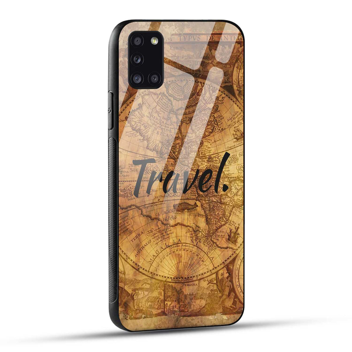 Samsung Galaxy A31 Back Cover Travel Printed Glass Case