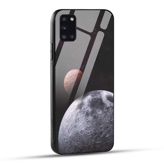 Samsung Galaxy A31 Back Cover Galaxy Space Printed Glass Case