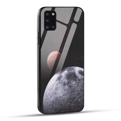 Samsung Galaxy A31 Back Cover Galaxy Space Printed Glass Case