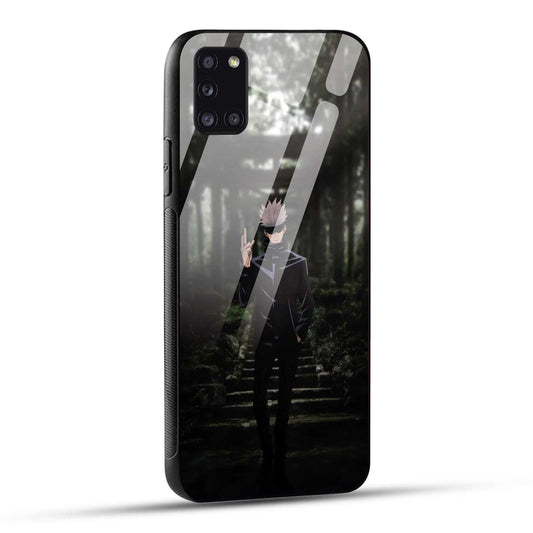 Samsung Galaxy A31 Back Cover Gojo Printed Glass Case