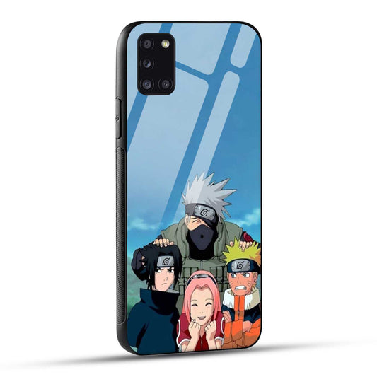 Samsung Galaxy A31 Back Cover Kakashi Printed Glass Case