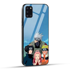 Samsung Galaxy A31 Back Cover Kakashi Printed Glass Case