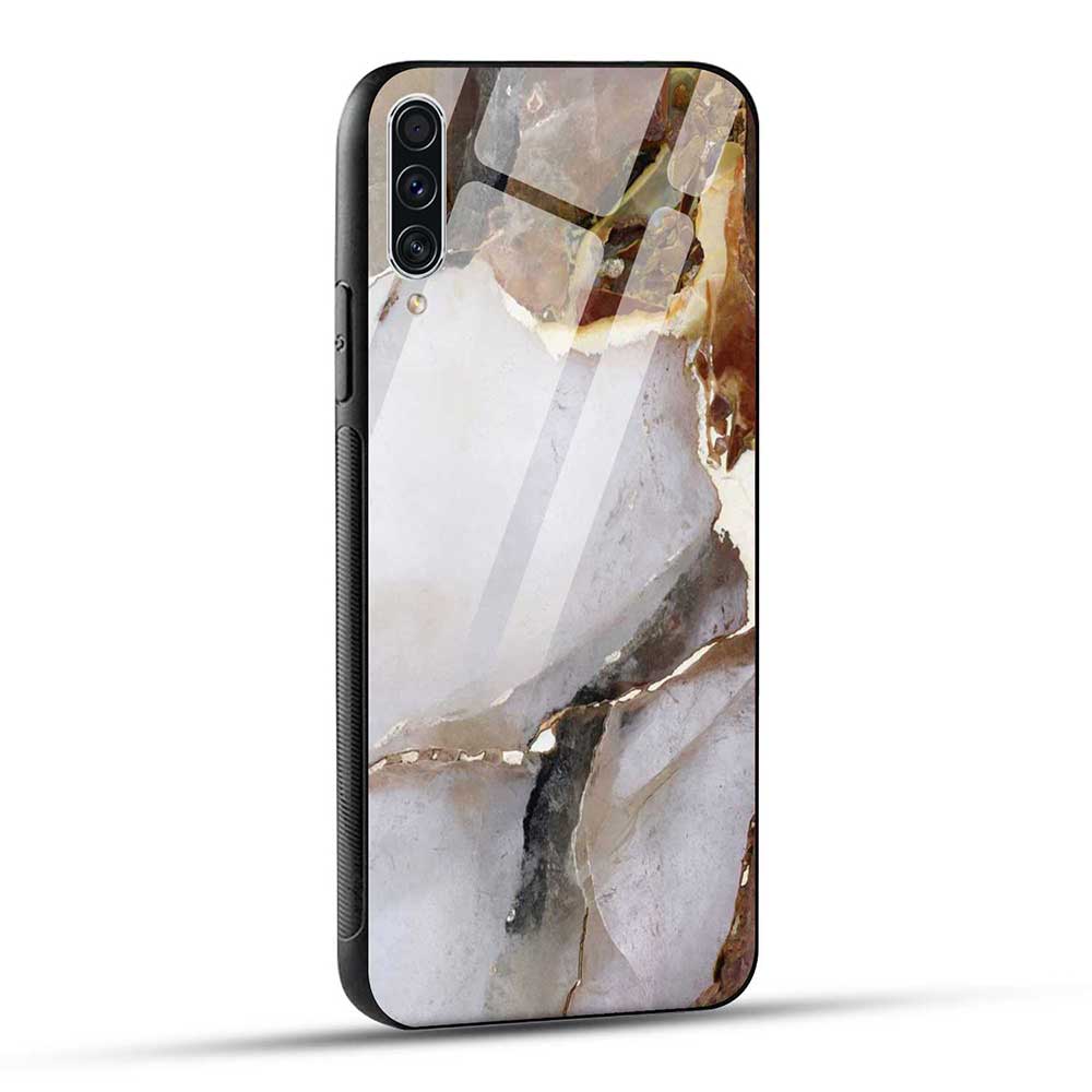 Samsung Galaxy A70 / A70s Back Cover Stone Slim Glass Case