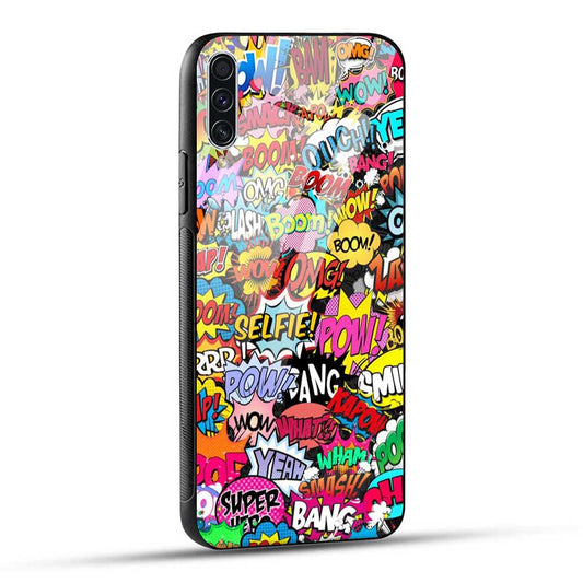 Samsung Galaxy A70 / A70s Back Cover Seamless Patterns Glass Case