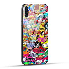 Samsung Galaxy A70 / A70s Back Cover Seamless Patterns Glass Case