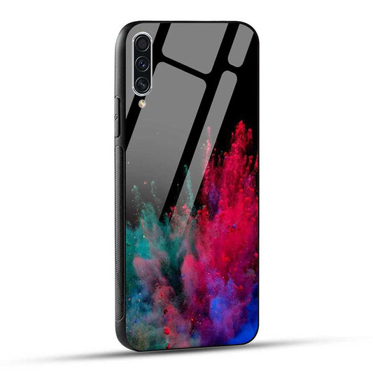 Samsung Galaxy A70 / A70s Back Cover Colorful Explosion Glass Case