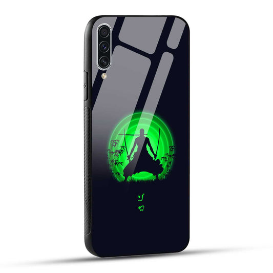 Samsung Galaxy A70 / Samsung Galaxy A70s Back Cover Zoro Printed Glass Case