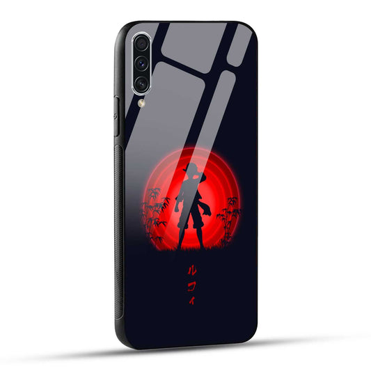 Samsung Galaxy A70 / Samsung Galaxy A70s Back Cover Luffy Printed Glass Case