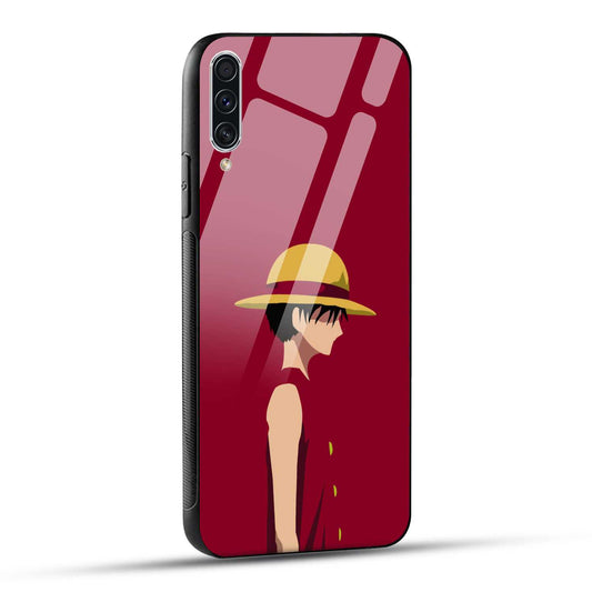 Samsung Galaxy A70 / Samsung Galaxy A70s Back Cover Luffy Printed Glass Case
