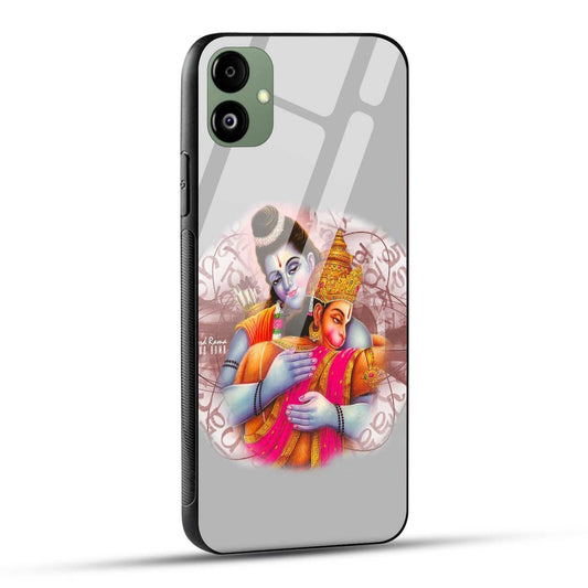 Samsung Galaxy F14 5G Back Cover Hanuman and Ram Printed Glass Case