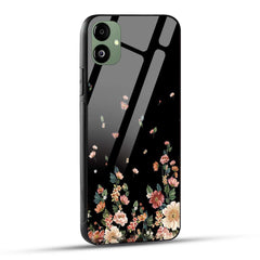 Samsung Galaxy F14 5G Back Cover Flowers Girly Printed Glass Case