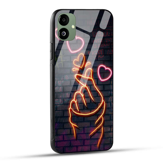 Samsung Galaxy F14 5G Back Cover Swag Cute Hearts Printed Glass Case