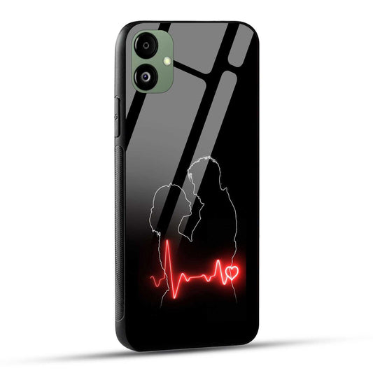 Samsung Galaxy F14 5G Back Cover Couple Love Printed Glass Case