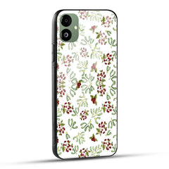 Samsung Galaxy A05 Back Cover Red Green Watercolor Printed Glass Case