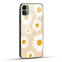 Samsung Galaxy A05 Back Cover Yellow Daisy Cute Flower Printed Glass Case