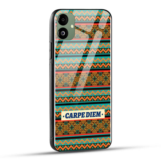 Samsung Galaxy A05 Back Cover Intricate Pattern Printed Glass Case