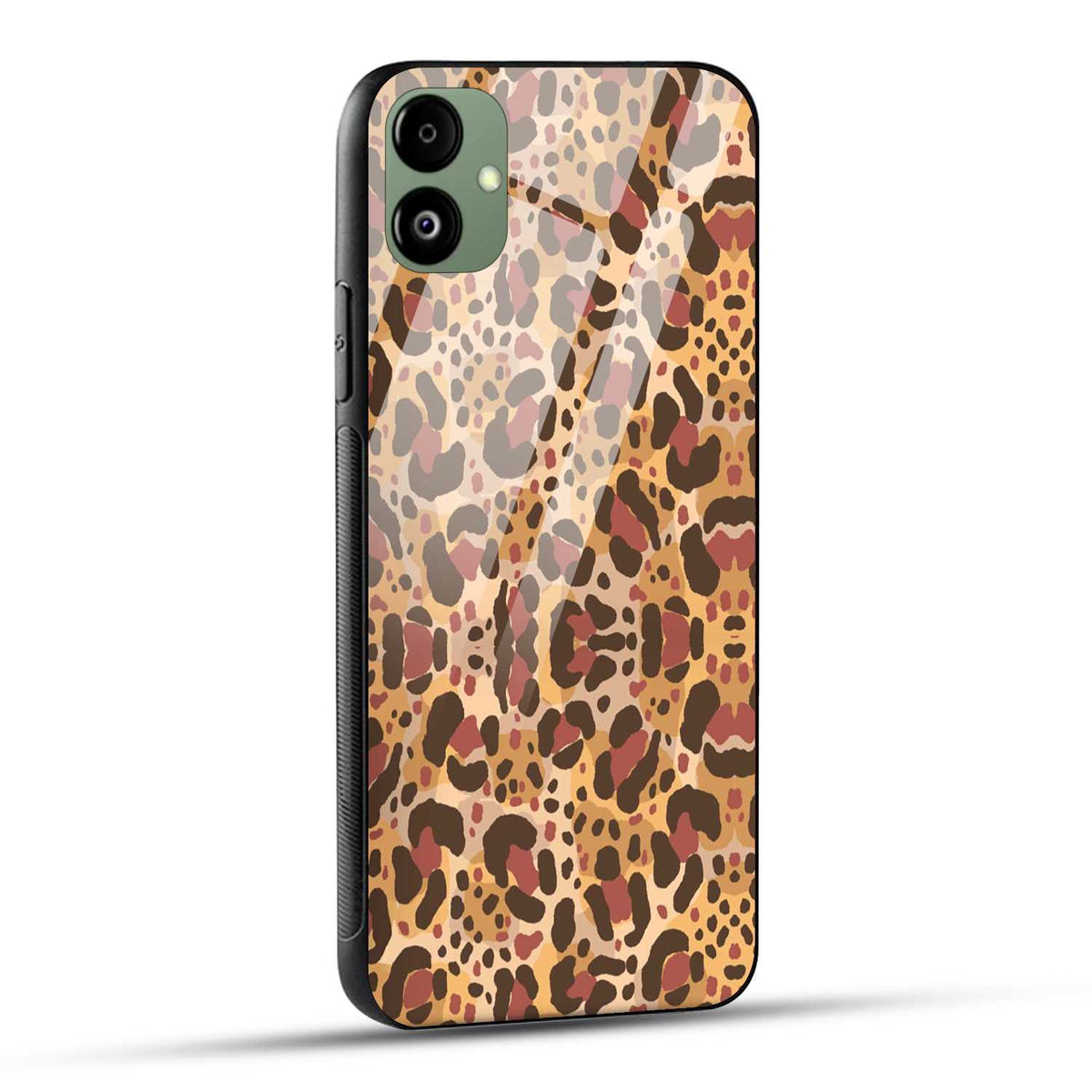 Samsung Galaxy F14 5G Back Cover Unique Brown Texture Printed Glass Case