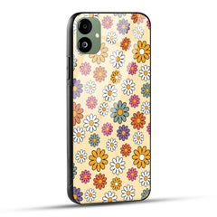 Samsung Galaxy A05 Back Cover Beautiful Flowers In Colors Printed Glass Case