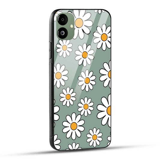 Samsung Galaxy A05 Back Cover Colorful Doodle Of Floral Printed Glass Case