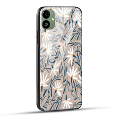 Samsung Galaxy A05 Back Cover Seamless Floral Abstract Printed Glass Case