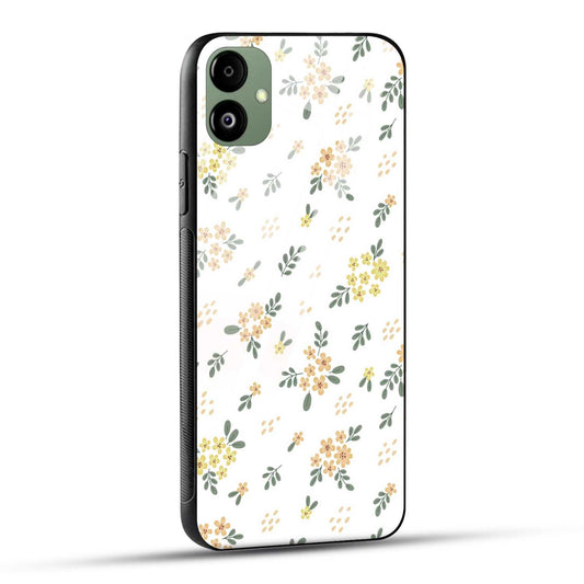 Samsung Galaxy A05 Back Cover Retro Floral Designs Printed Glass Case