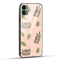 Samsung Galaxy A05 Back Cover Beautiful Leaf Doodle Printed Glass Case