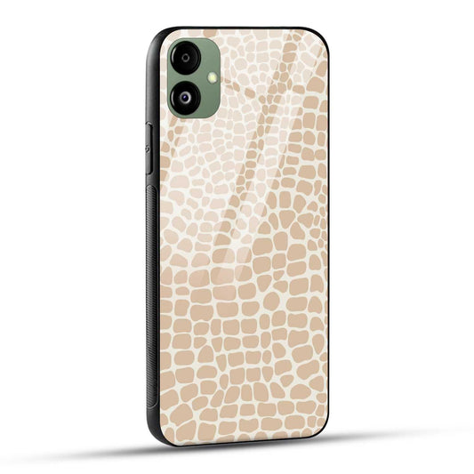 Samsung Galaxy A05 Back Cover Gray Dots Doodle Printed Glass Case