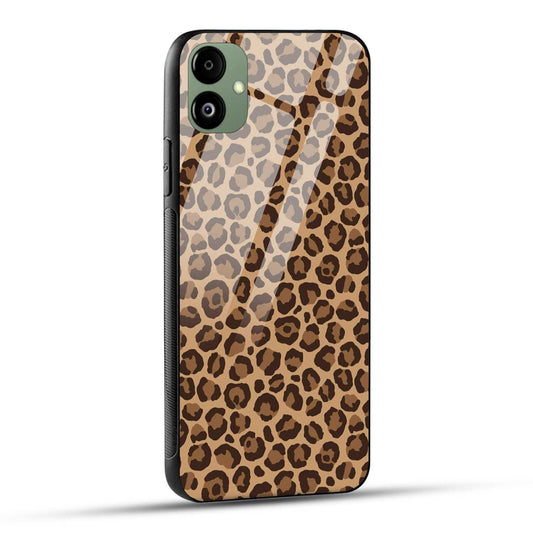 Samsung Galaxy A05 Back Cover Light Brown Texture Printed Glass Case