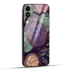 Samsung Galaxy A05 Back Cover Found New Planet Seamless Art Printed Glass Case