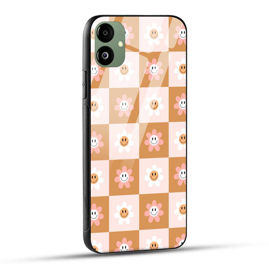 Samsung Galaxy A05 Back Cover Flower Smiling Everywhere Printed Glass Case
