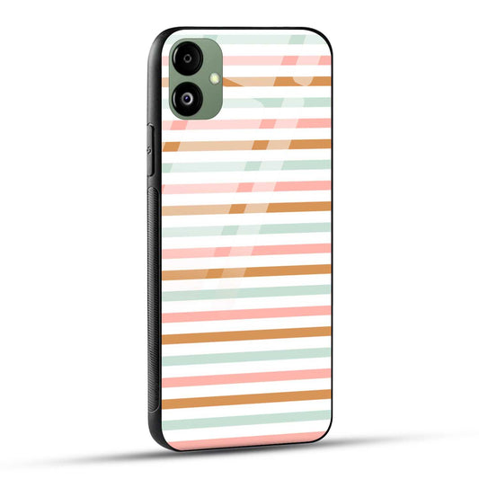 Samsung Galaxy A05 Back Cover Stripes In Line Printed Glass Case