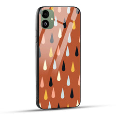 Samsung Galaxy A05 Back Cover Colorful Drops Printed Glass Case