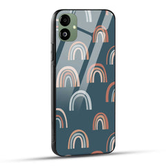 Samsung Galaxy A05 Back Cover Curved Pattern Printed Glass Case