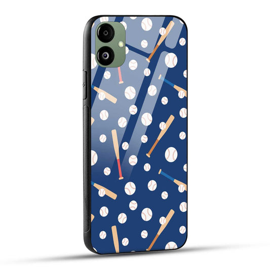 Samsung Galaxy A05 Back Cover Baseball Art Printed Glass Case