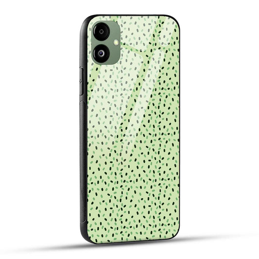 Samsung Galaxy A05 Back Cover Doodle Dots Black Printed Glass Case
