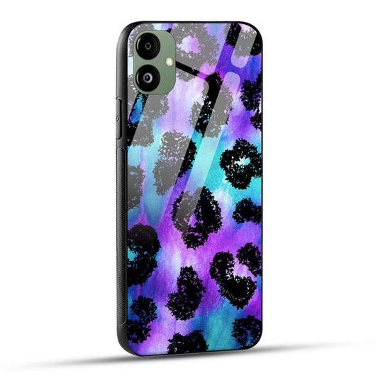 Samsung Galaxy A05 Back Cover Blue Colour Pattern Printed Glass Case