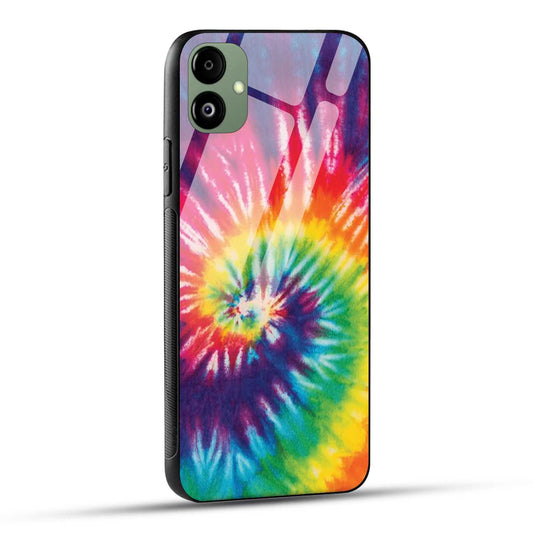 Samsung Galaxy A05 Back Cover Tie-Dye Texture Pattern Printed Glass Case