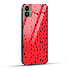 Samsung Galaxy A05 Back Cover Drops In Black Printed Glass Case