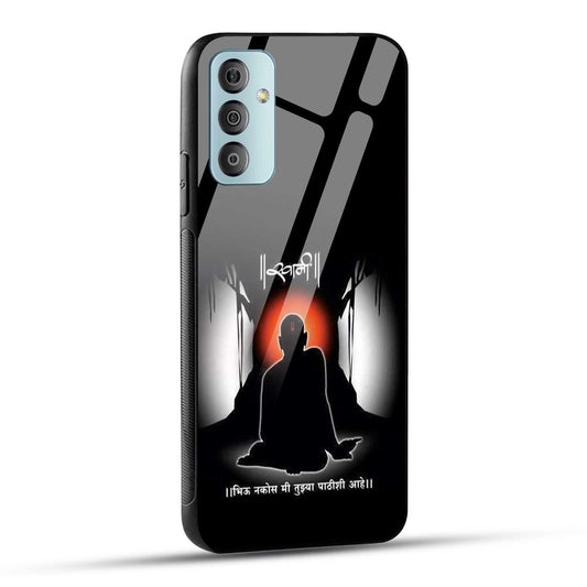 Samsung Galaxy F23 5G Back Cover Shree Swami Samarth Printed Glass Case
