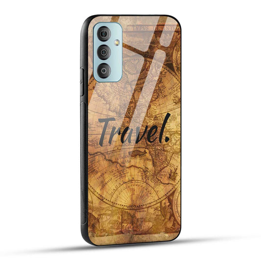 Samsung Galaxy F23 5G Back Cover Travel Printed Glass Case