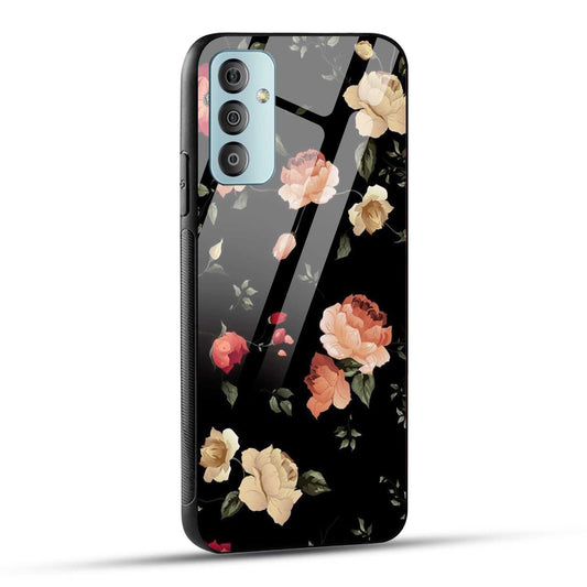 Samsung Galaxy F23 5G Back Cover Flowers Froral Printed Glass Case