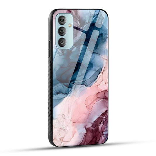 Samsung Galaxy F23 5G Back Cover Marble Color Printed Glass Case