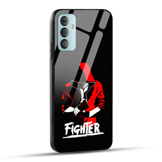 Samsung Galaxy F23 5G Back Cover Fighter Printed Glass Case