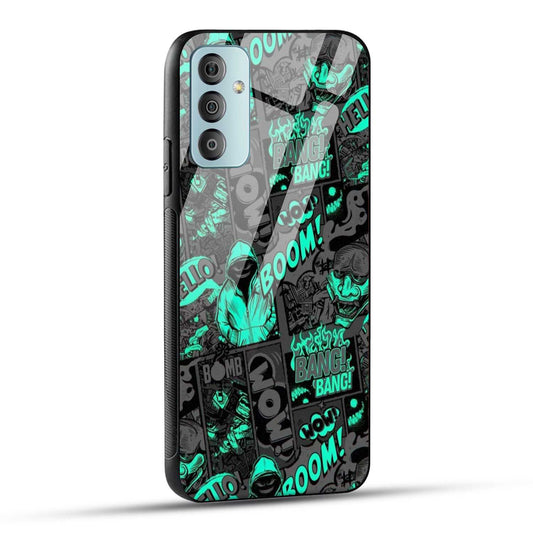 Samsung Galaxy F23 5G Back Cover Boom Printed Glass Case