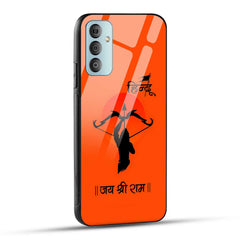 Samsung Galaxy F23 5G Back Cover Jai Shree Ram Printed Glass Case