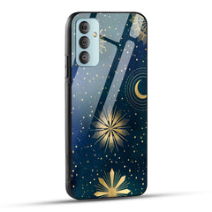 Samsung Galaxy F23 5G Back Cover Art Of Moon Printed Glass Case