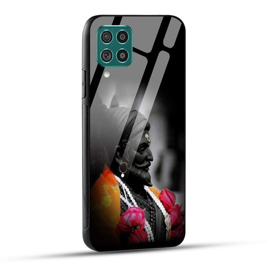 Samsung Galaxy F62 Back Cover Chatrapati Shivaji Maharaj Raje Printed Glass Case