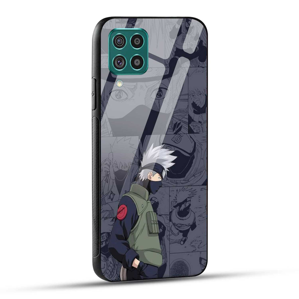 Samsung Galaxy F62 Back Cover Kakashii Printed Glass Case