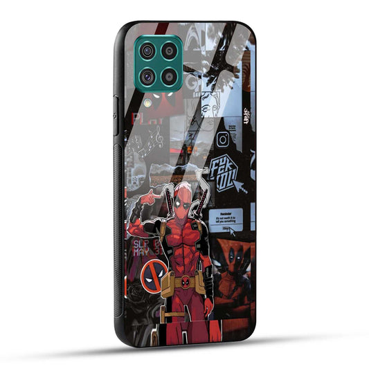 Samsung Galaxy F62 Back Cover Superhero Collage Printed Glass Case