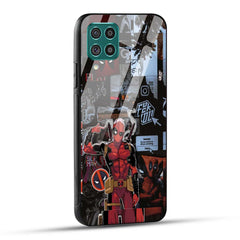 Samsung Galaxy F62 Back Cover Superhero Collage Printed Glass Case